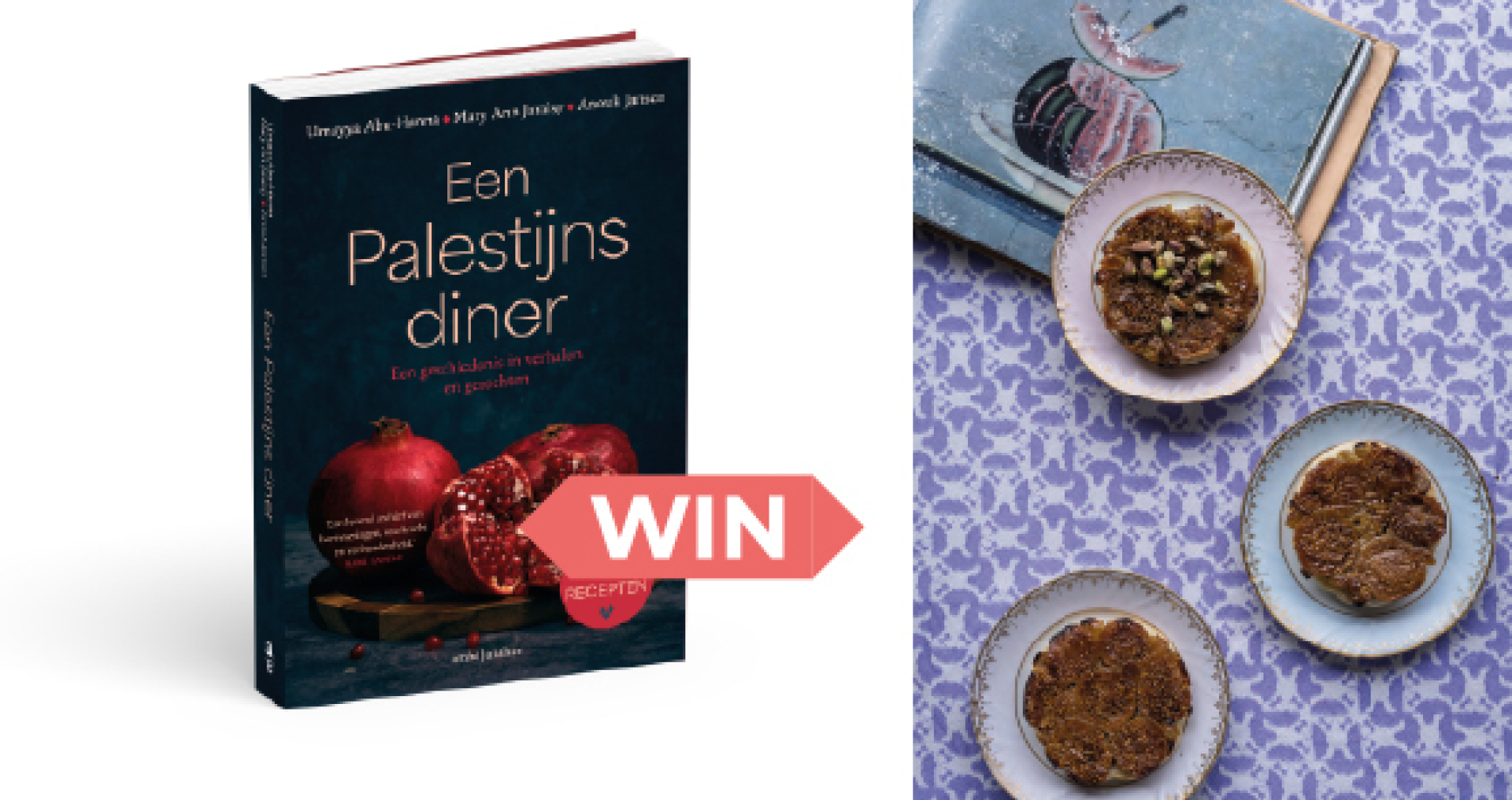 Markant nieuws december 2025 win boek Een Palestijns diner Sami Tamimi palestijne vrouwen recepten traditioneel vegi overzicht