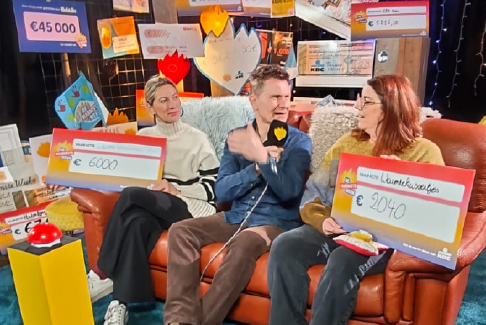 Vrouwennet de warmste week de knop warme wandelingen Elke Vaneyken naaien